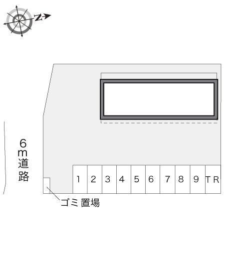 エクレール(10629)の駐車配置図