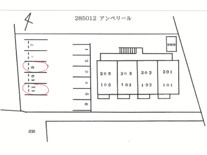 FKアンベリールの駐車配置図