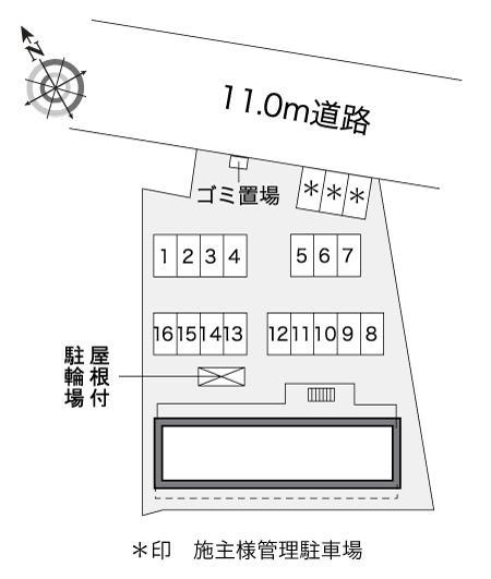 もろのき(29107)の駐車配置図