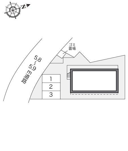 乙金台(16893)の駐車配置図