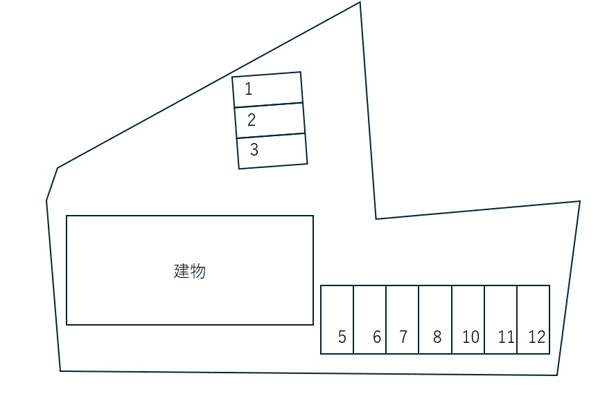 Ｌａ・ｖｉｅ別駐車場の駐車配置図