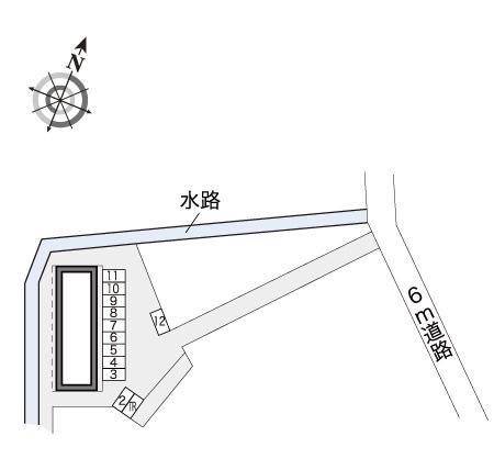 黒瀬(11269)の駐車配置図