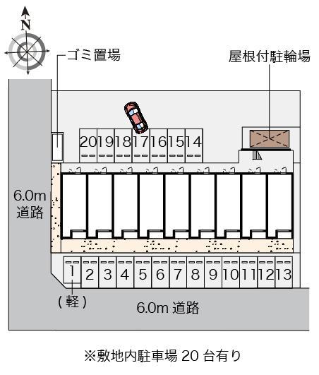 マチムラⅡ(41727)の駐車配置図