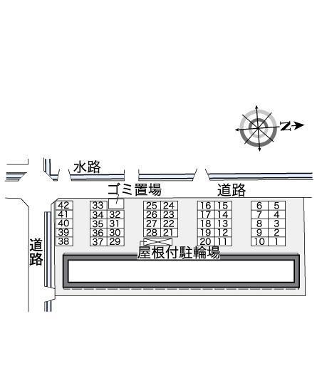 ＧＲＡＣＥ水島(36509)の駐車配置図
