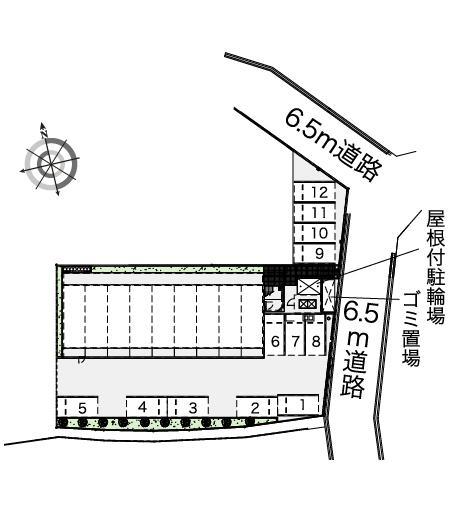 中川ＭＴＭ(42219)　敷地外駐車場の駐車配置図