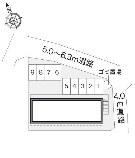 フォンターナ(19054)の駐車配置図