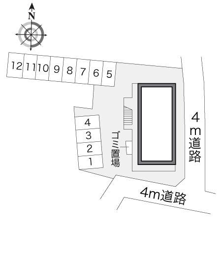サイレント(14076)の駐車配置図