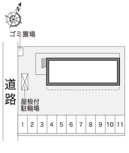 サンローズ(13735)の駐車配置図