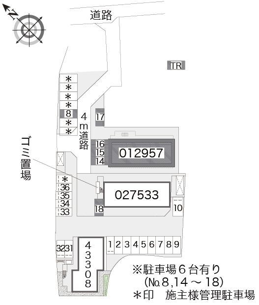 ＥａｓｔａｕｋⅡ(12957)の駐車配置図