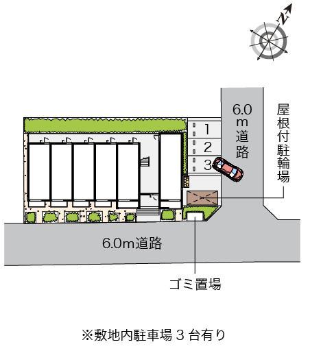サフラン(55578)の駐車配置図