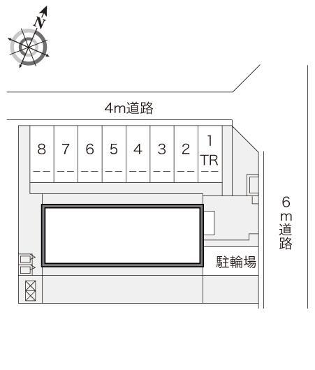 Ｓｔ．Ｌｅａｆ２号館(10213)の駐車配置図