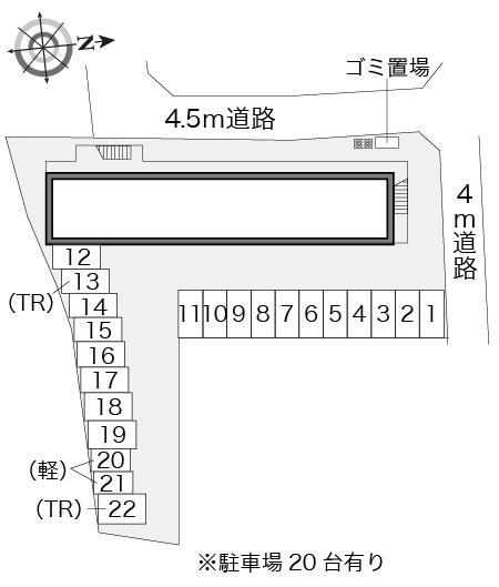高田(13172)の駐車配置図