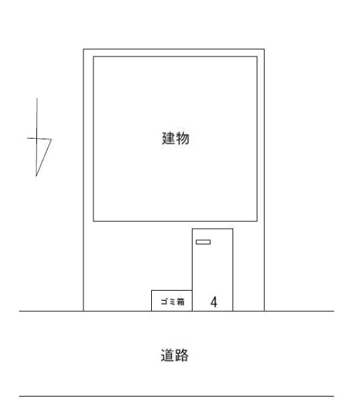 ＦＫ新道１丁目１７－２３駐車場の駐車配置図