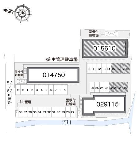 佐賀Ⅱ(15610)の駐車配置図