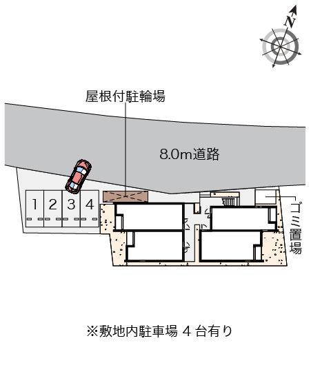 クレイノビアンカ(55541)の駐車配置図