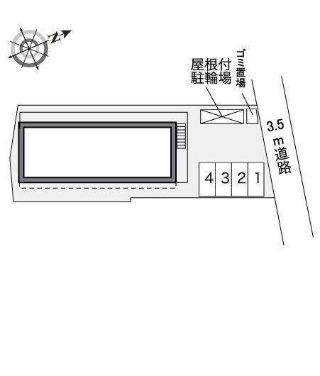 ＡＮＮＥＸ　ＥＳＴ(30613)の駐車配置図