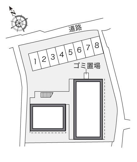 和庄(19332)の駐車配置図