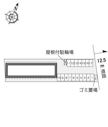 リバーサイド(29602)の駐車配置図