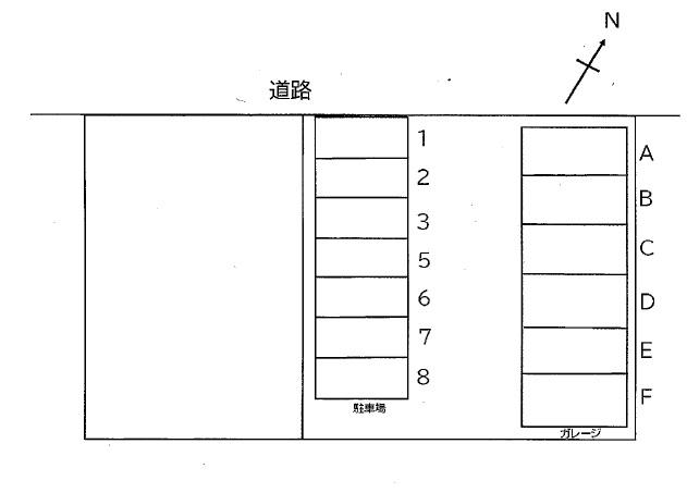 Park　Station古田刈の駐車配置図