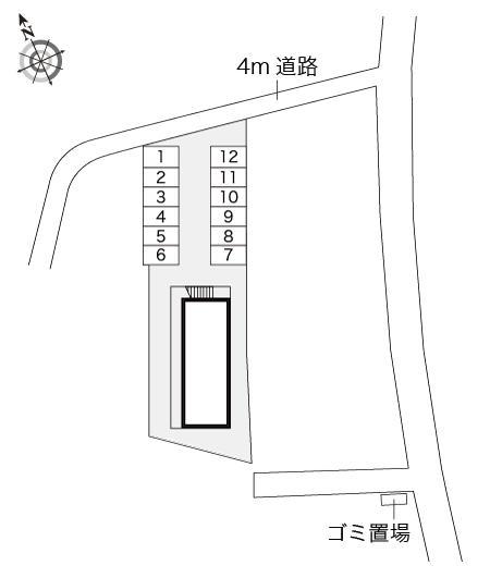 アムール(12875)の駐車配置図