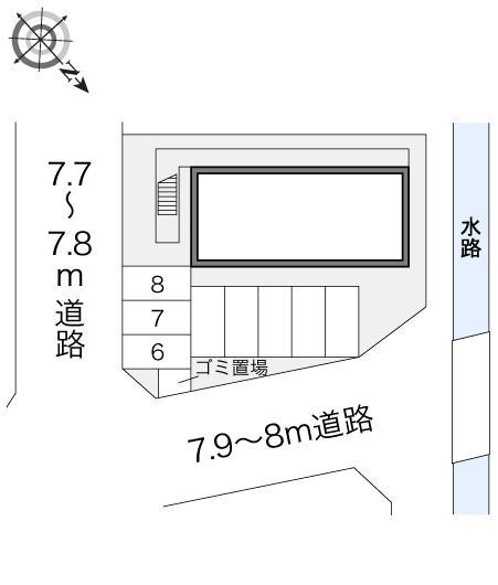 スクェア(13764)の駐車配置図