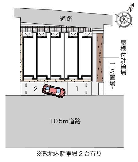 クレイノベルテラス(56786)の駐車配置図