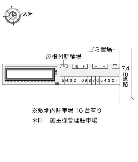 Ｋ．ＳⅡ(17739)の駐車配置図