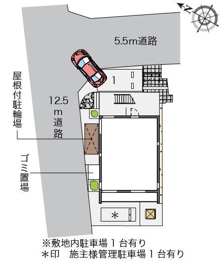 クレイノいなぎ(58043)の駐車配置図