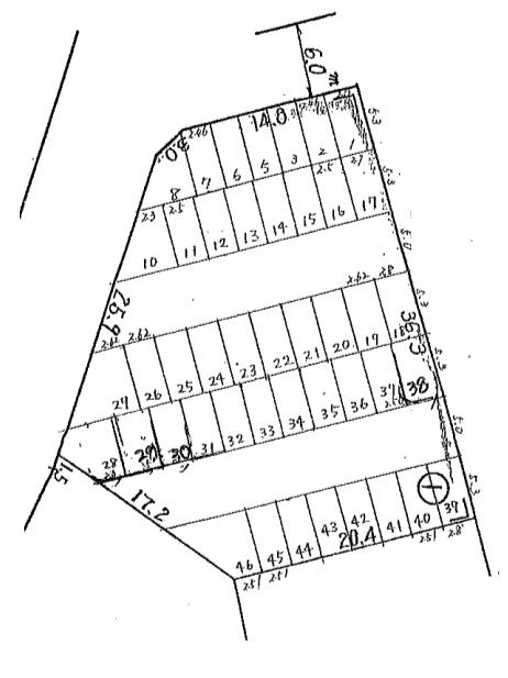 奥田第三駐車場（No.3）の駐車配置図