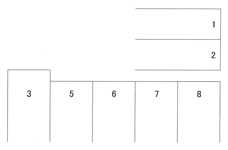 池田杉山駐車場の駐車配置図