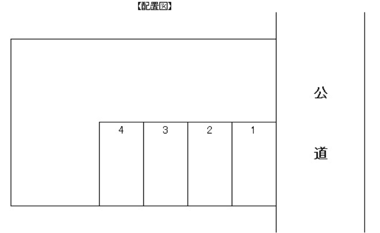 金子駐車場の駐車配置図