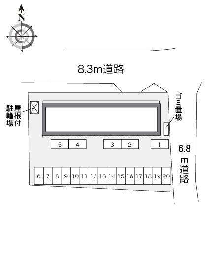 ピース(32596)の駐車配置図