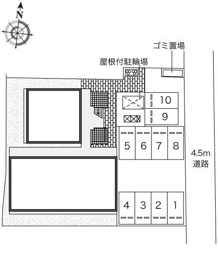 モア天王(45864)の駐車配置図