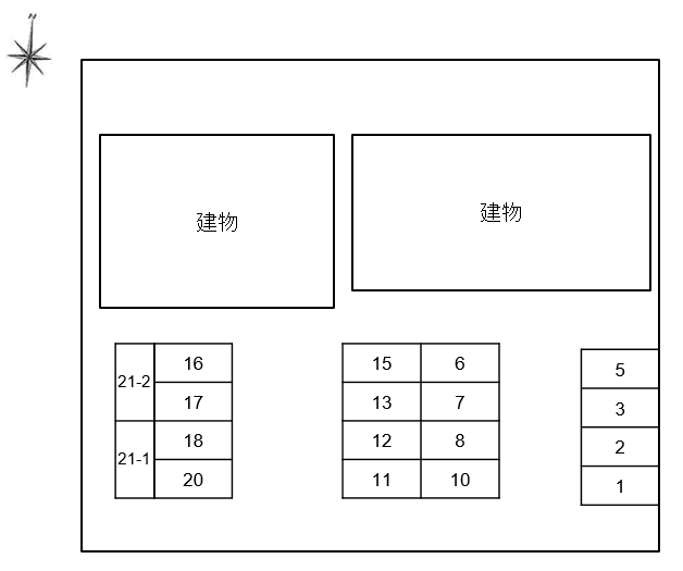 ＦＯＬＩＡＲ春Ａの駐車配置図