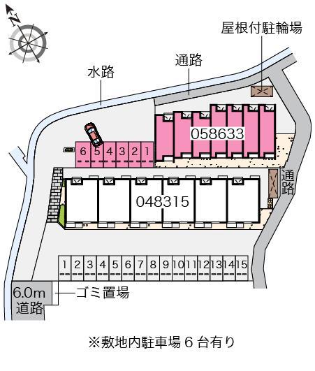 クレイノエトワール７０(58633)の駐車配置図