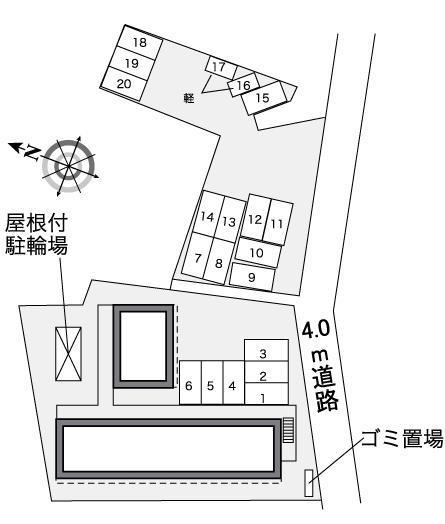 ＢＥＬＩＺ(35291)　敷地外駐車場の駐車配置図