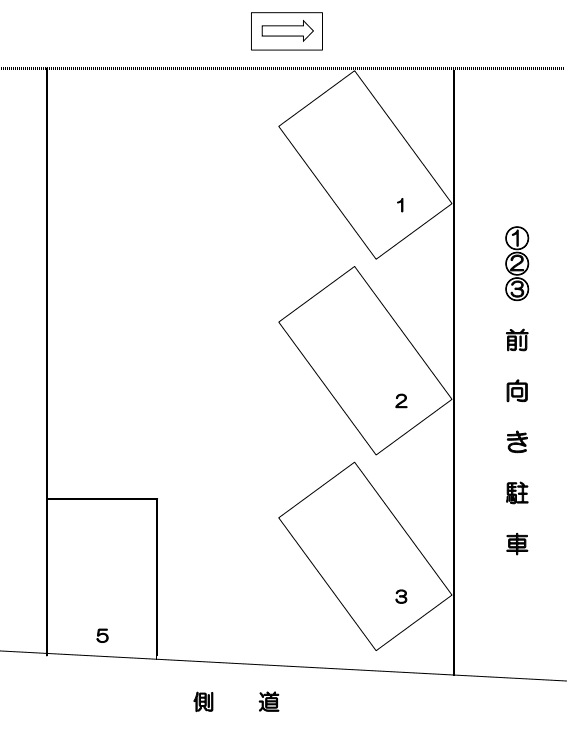 ９１２の駐車配置図