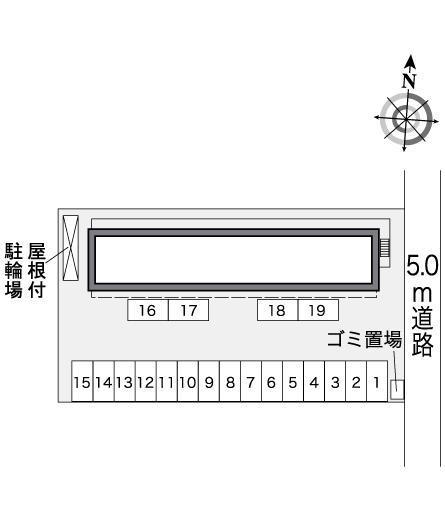 結(25275)の駐車配置図