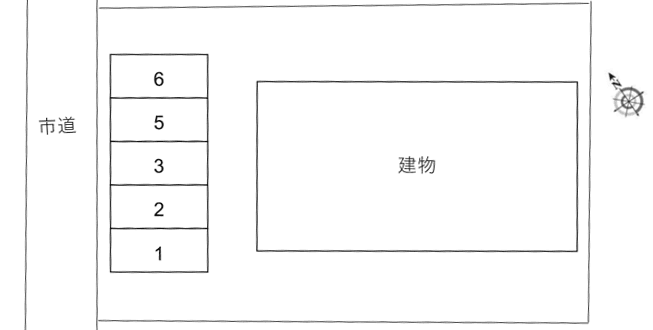 ＢＬＯＯＭ Ⅰの駐車配置図