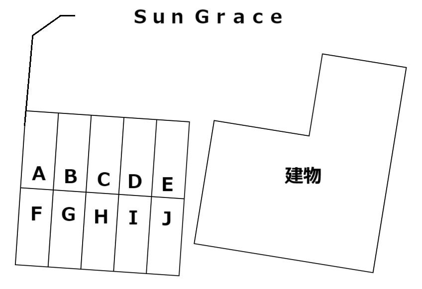 Ｓｕｎ　Ｇｒａｃｅの駐車配置図