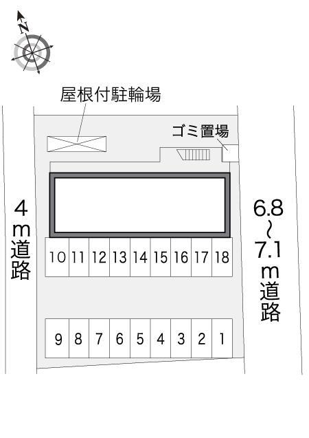 イレブン(13663)の駐車配置図