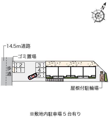 クレイノ中野(57085)の駐車配置図
