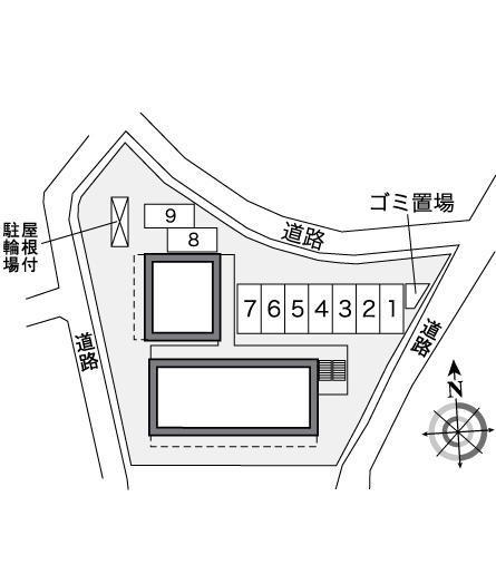 シャルム宝(35020)の駐車配置図