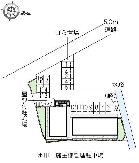 中央公園(39155)の駐車配置図