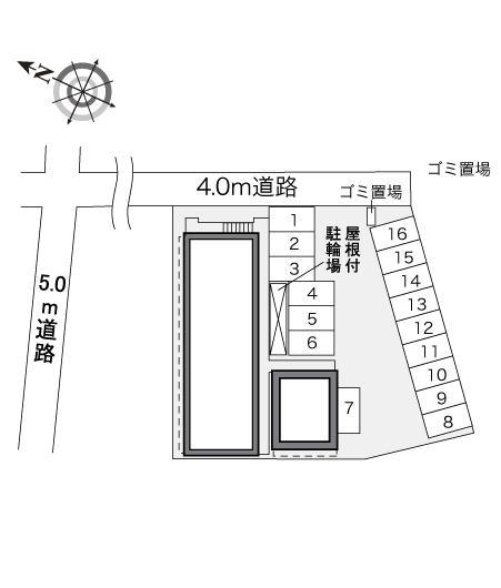 浜ノ宮(28079)の駐車配置図