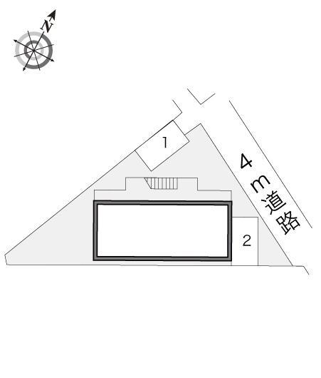 Ｎｏｒｔｈ　Ｖｉｌｌａｇｅ(13341)の駐車配置図