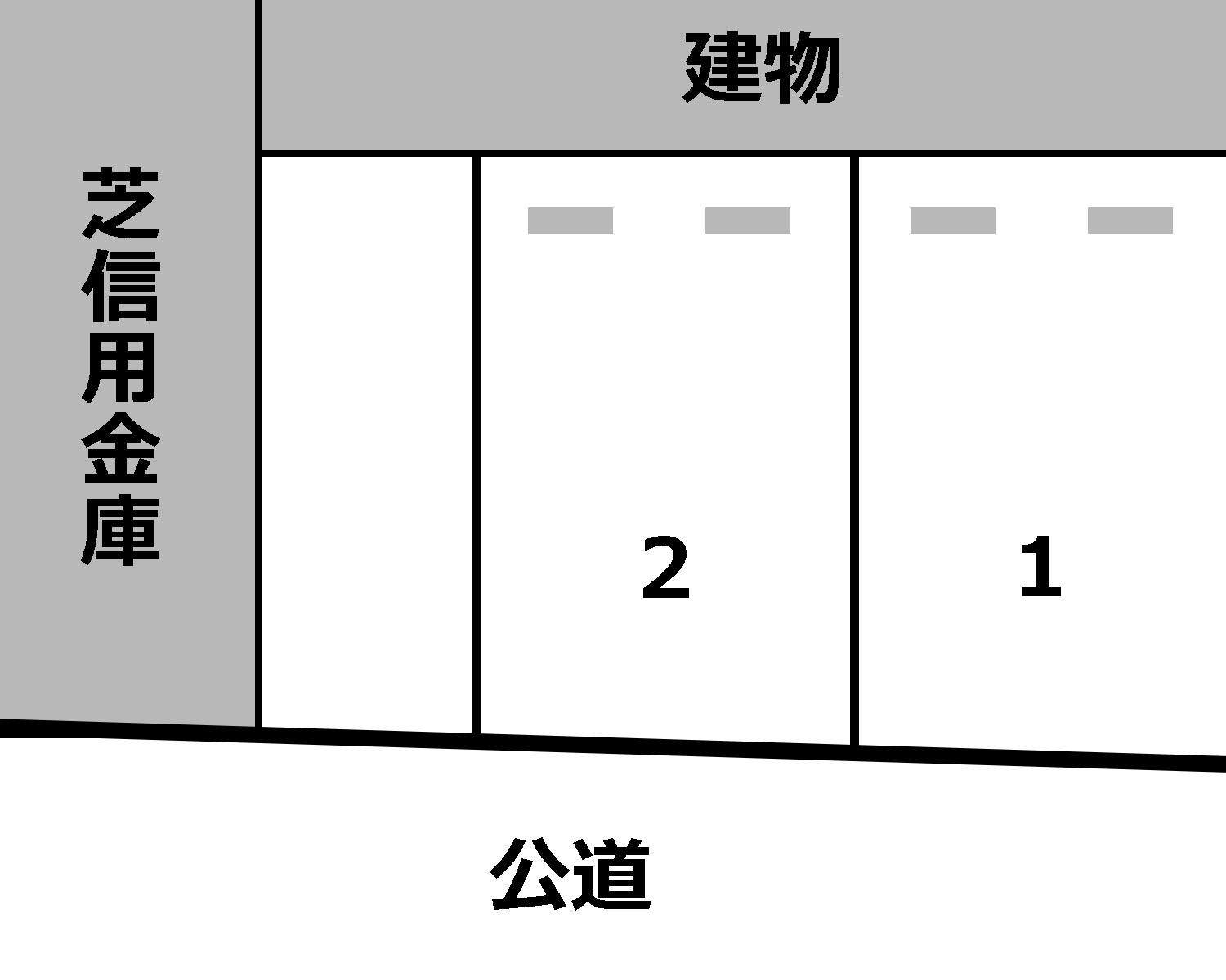 メゾン矢口南駐車場の駐車配置図