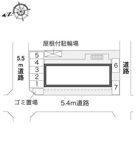 ハピネス(28933)の駐車配置図