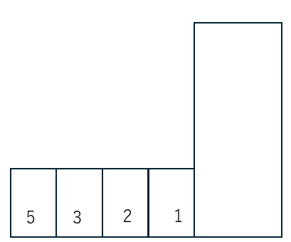 飯島駐車場(B)の駐車配置図