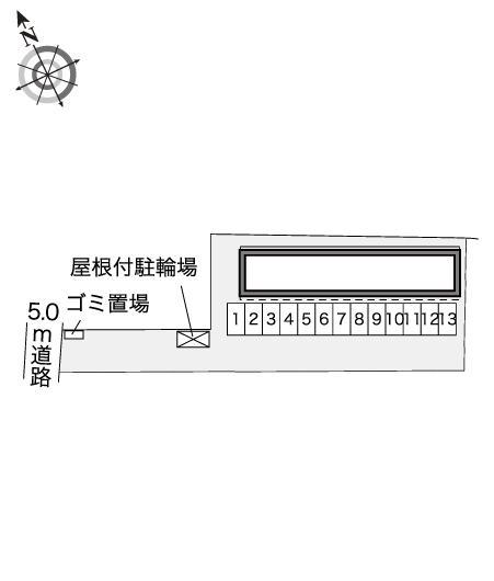 エスペランサ八幡(41682)の駐車配置図